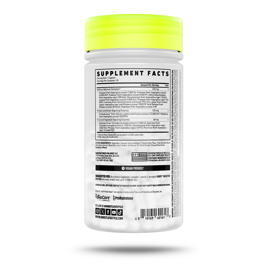 GHOST® BASICS Digestive Enzymes | 90 Caps – vigor supplements