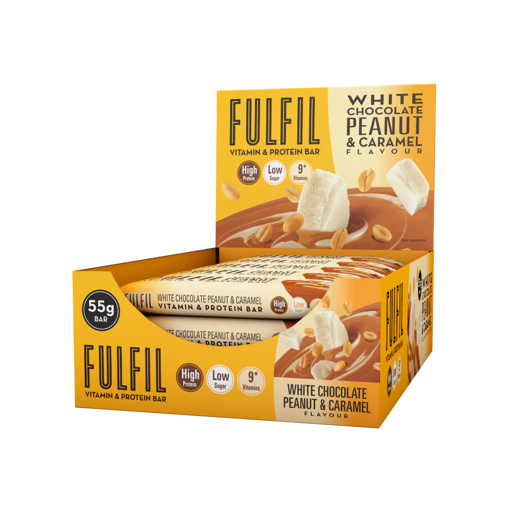 FULFIL White Chocolate Peanut and Caramel Protein Bar | 55g