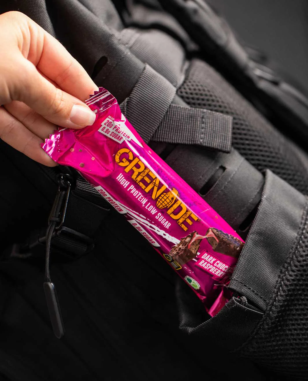 Grenade Dark Chocolate Raspberry Protein Bar | 60g