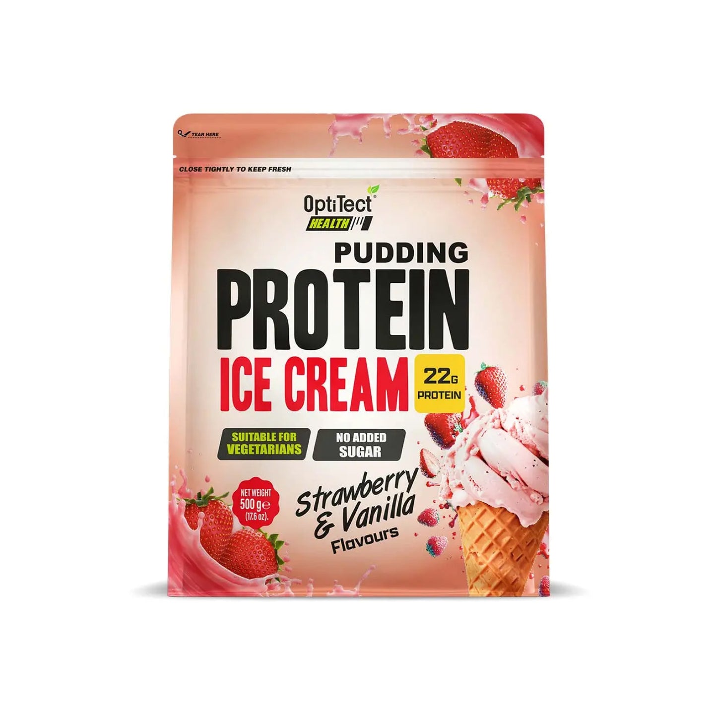 Optitect Health Protein Pudding Ice Cream | 500 Gm