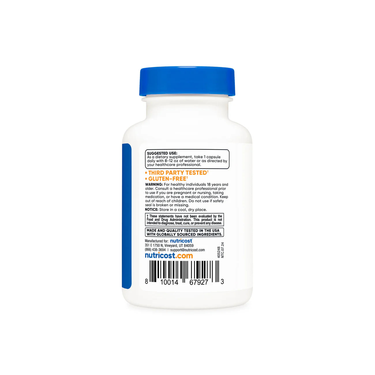 Nutricost KSM-66 Ashwagandha Root Extract 600mg Capsules