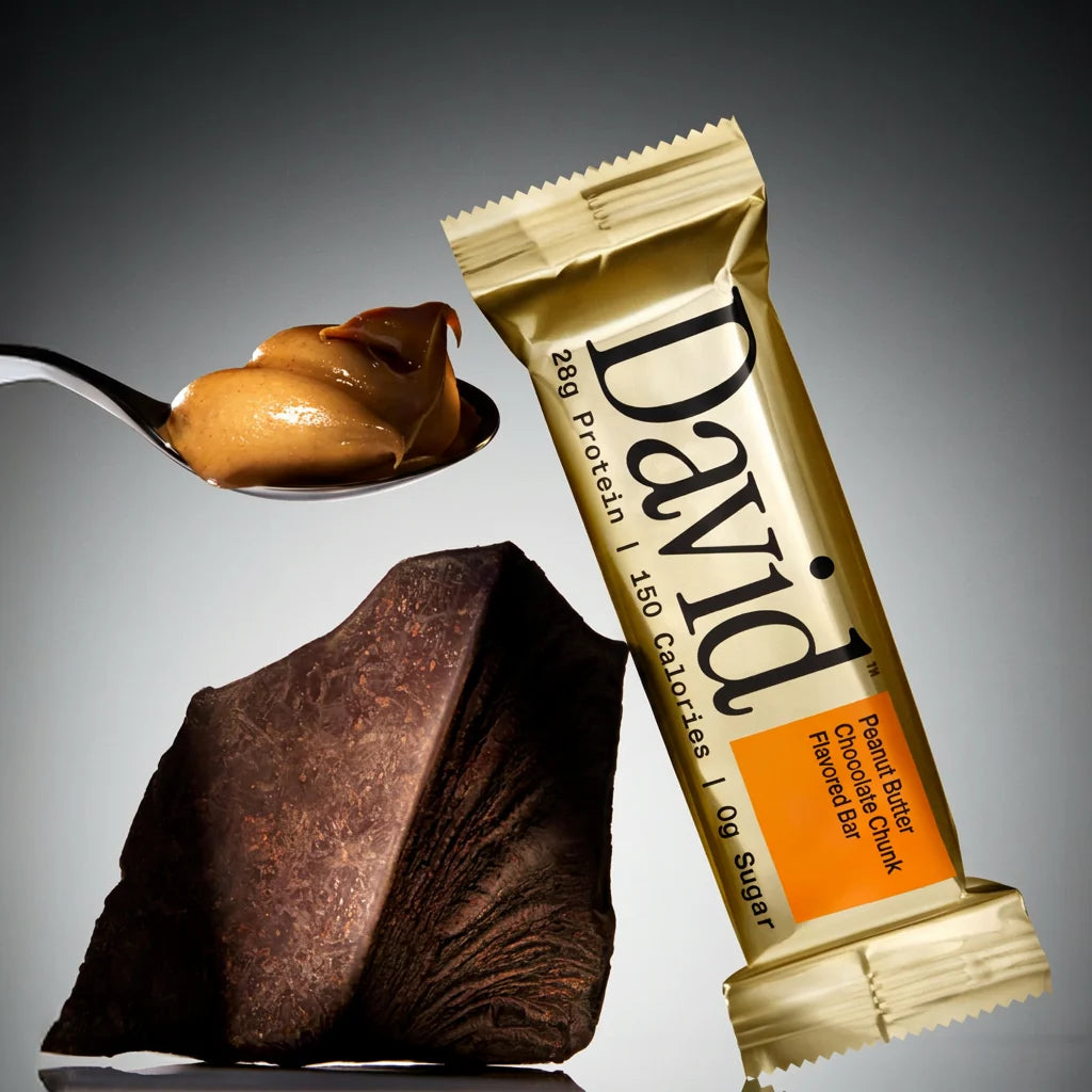 David Peanut Butter Chocolate Chunk Protein Bar | 62g