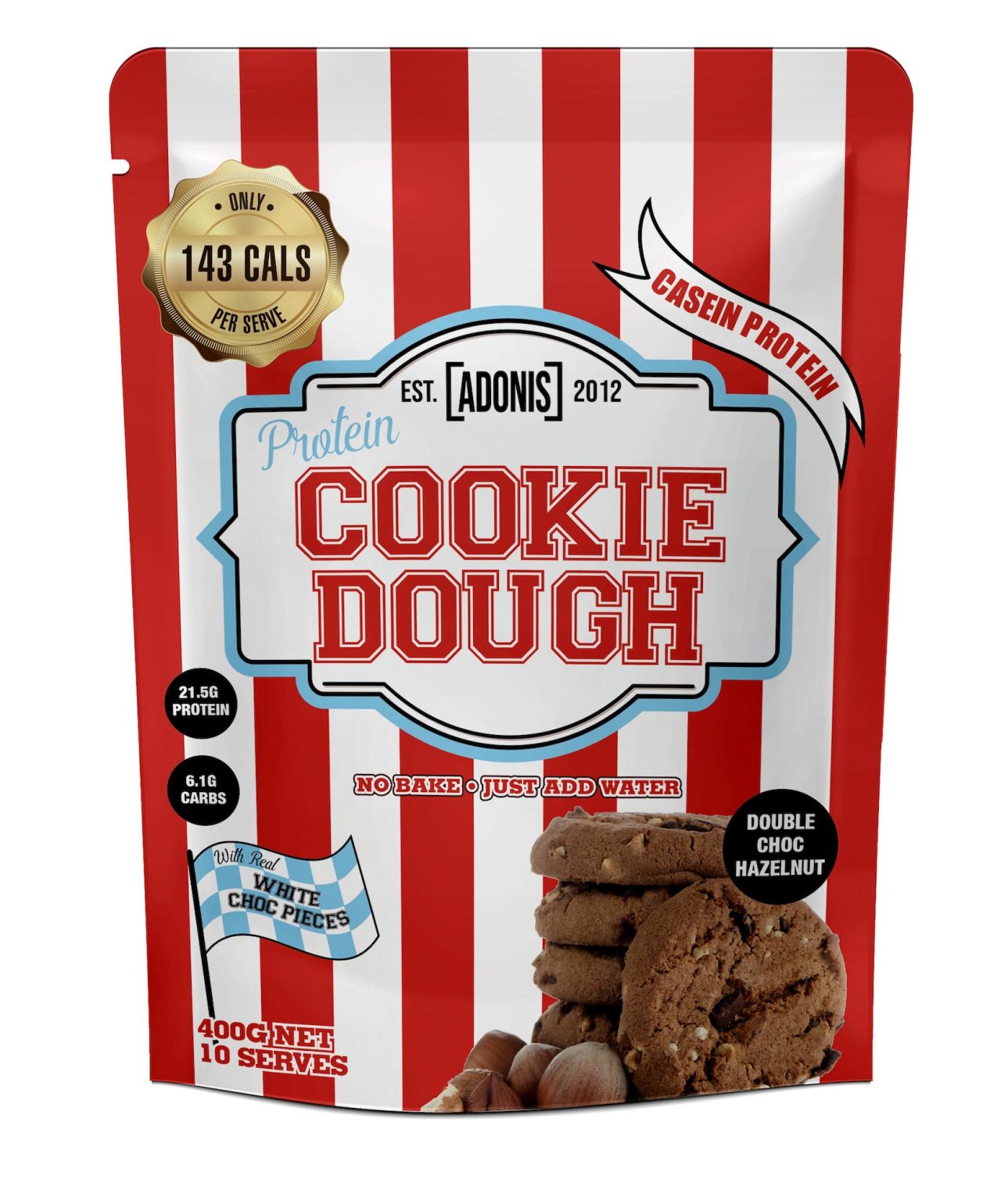 Adonis.Gear Protein Cookie Dough 400g (10 Servings)
