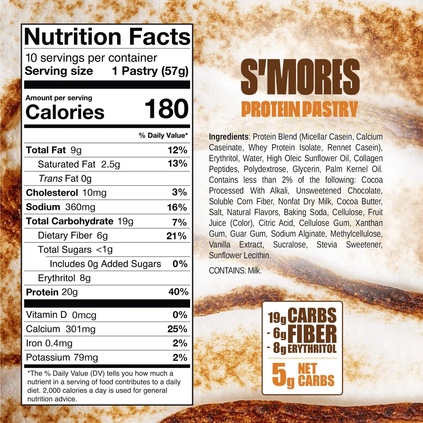 Legendary Foods-S'mores Protein Pastry | 57g