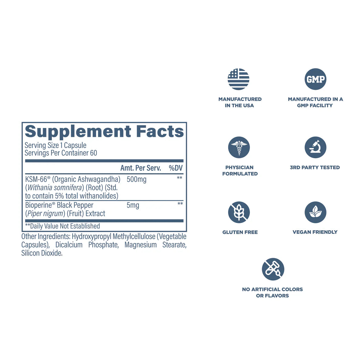 Revive MD Ashwagandha KSM-66 | 60 Capsules