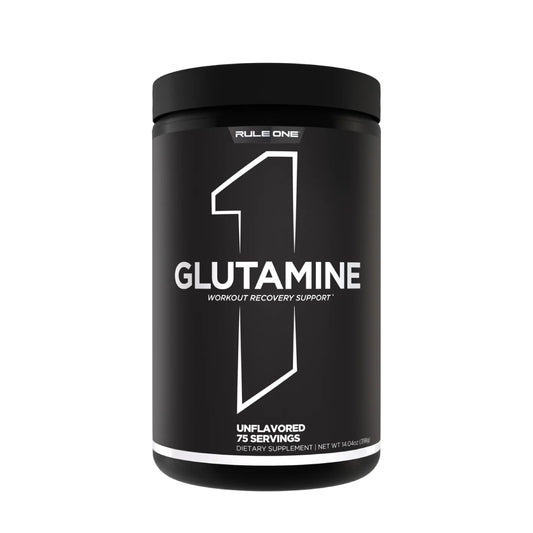 Rule1 Micronized Glutamine 375g (75 Servings)