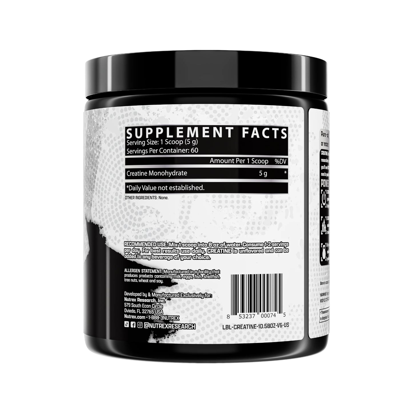 Nutrex Creatine Monohydrate 300g