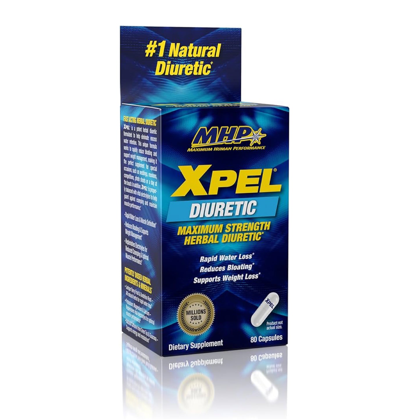 Mhp Xpel Maximum Strength Herbal Diuretic 80 Caps