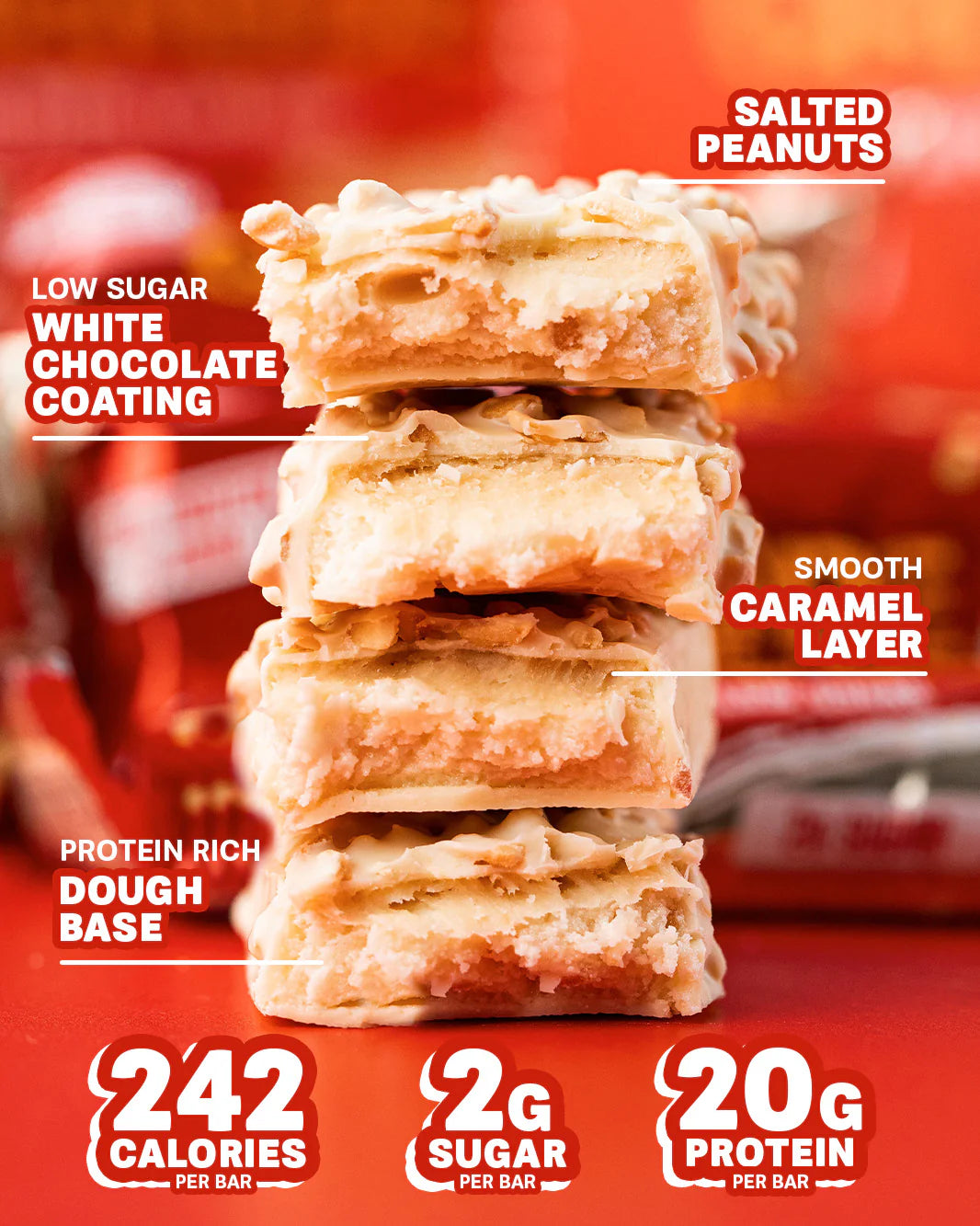 Grenade White Chocolate Salted Peanut Protein Bar | 60g