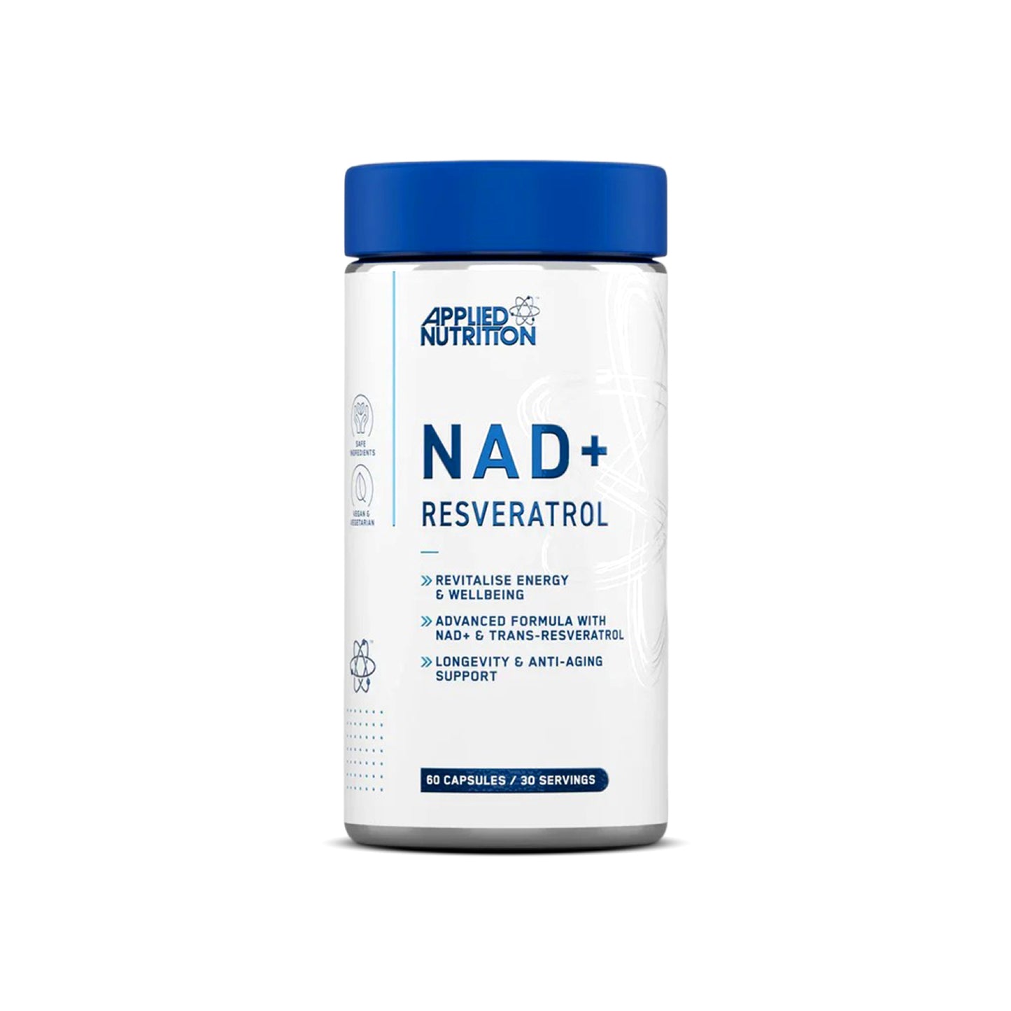 Applied Nutrition NAD+ Resveratrol | 60 Capsules