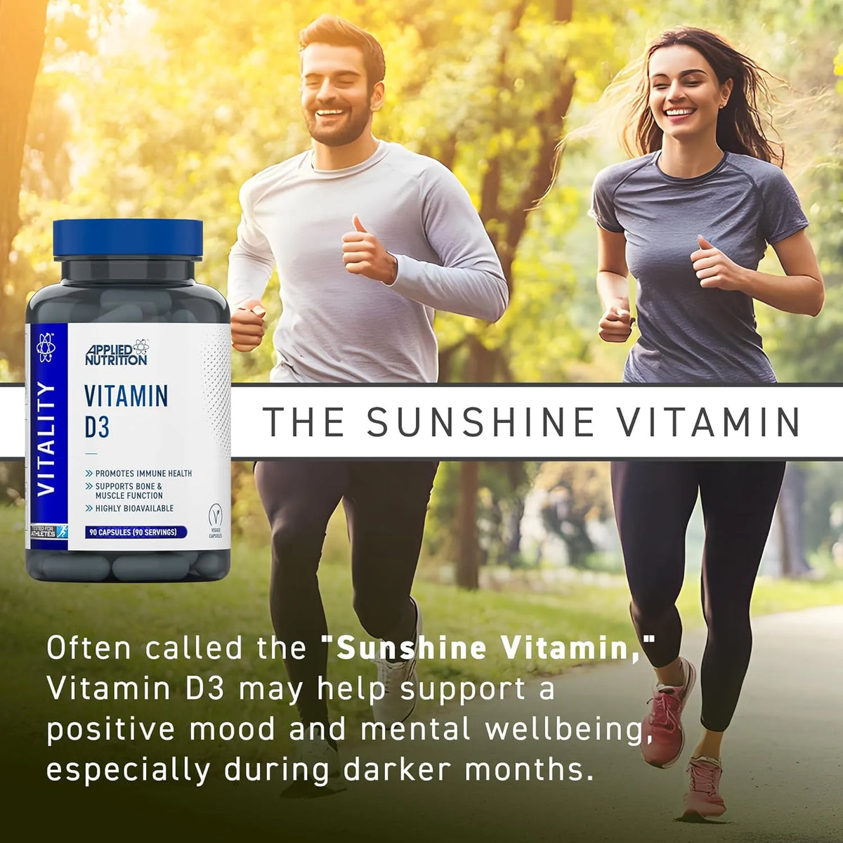 Applied Nutrition Vitamin D3 | 90 Capsules