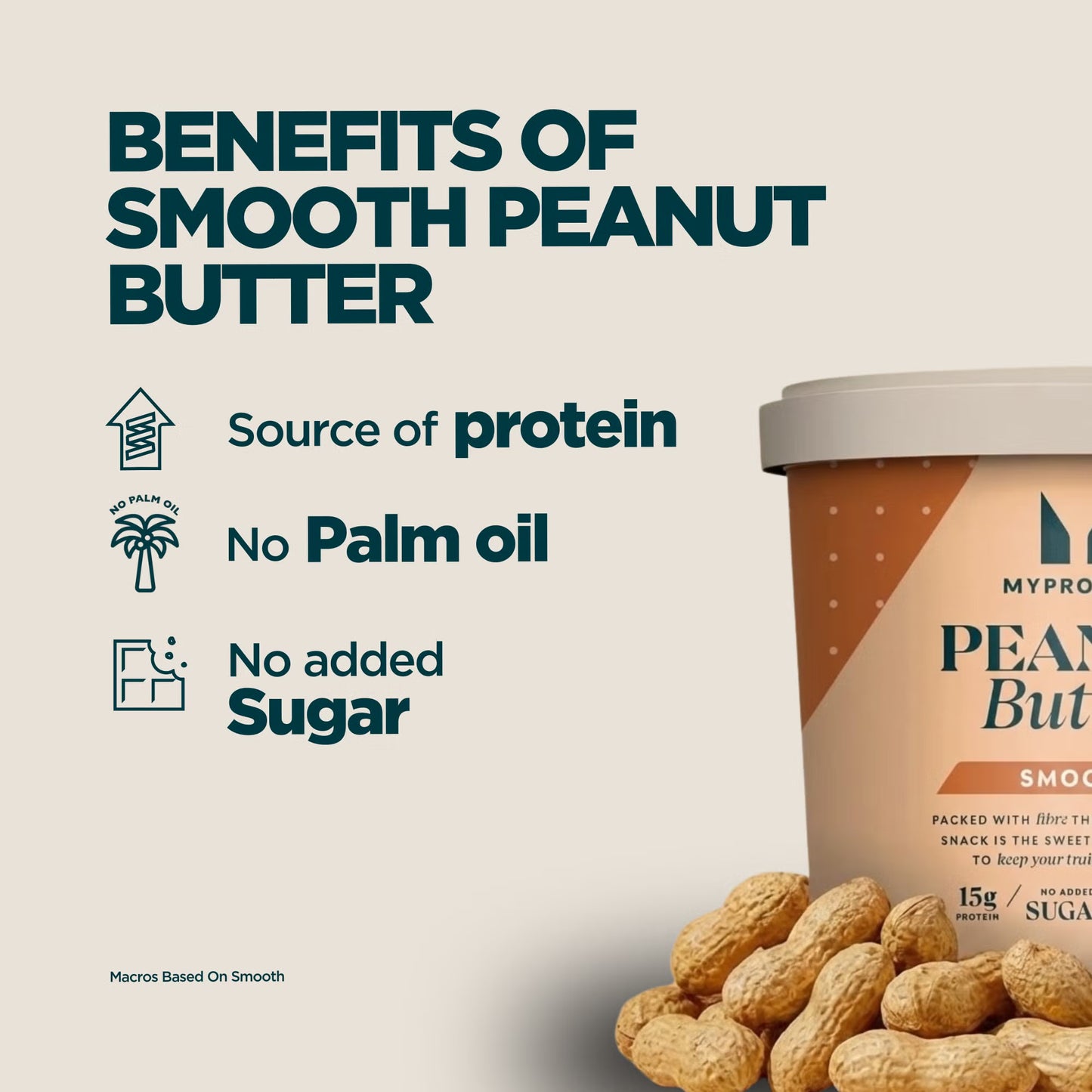 MyProtein All-Natural Peanut Butter | 1kg