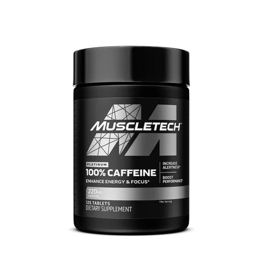 Muscletech Platinum 100% Caffeine 125 Tablets | 220mg