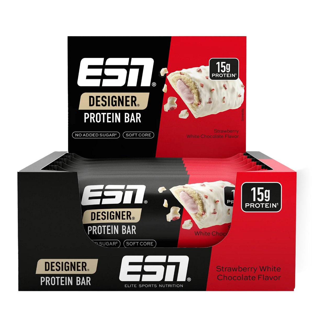 ESN Designer Protein Bar - Strawberry White Chocolate