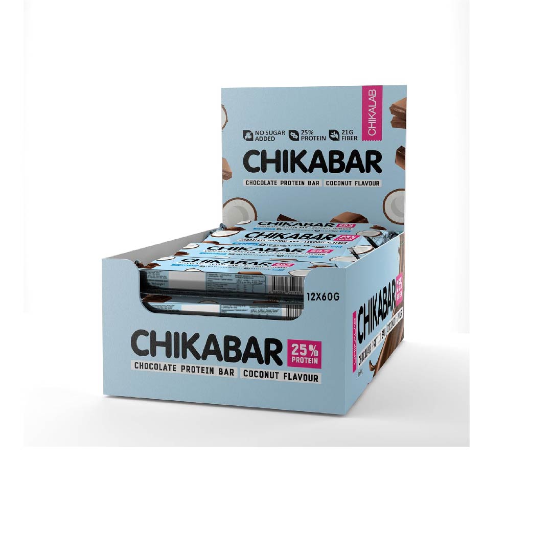 Chikalab Chikabar Chocolate Protein Bar Coconut Flavour | 60g