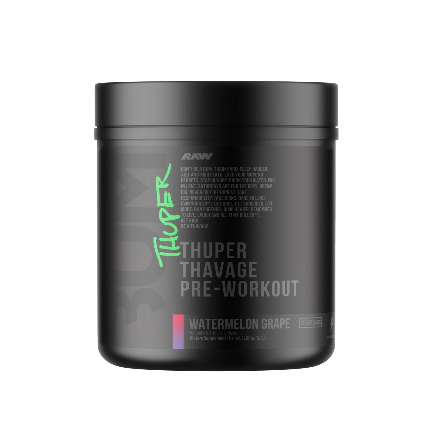 Raw Nutrition Thuper Thavage Pre-workout | 20 Servings