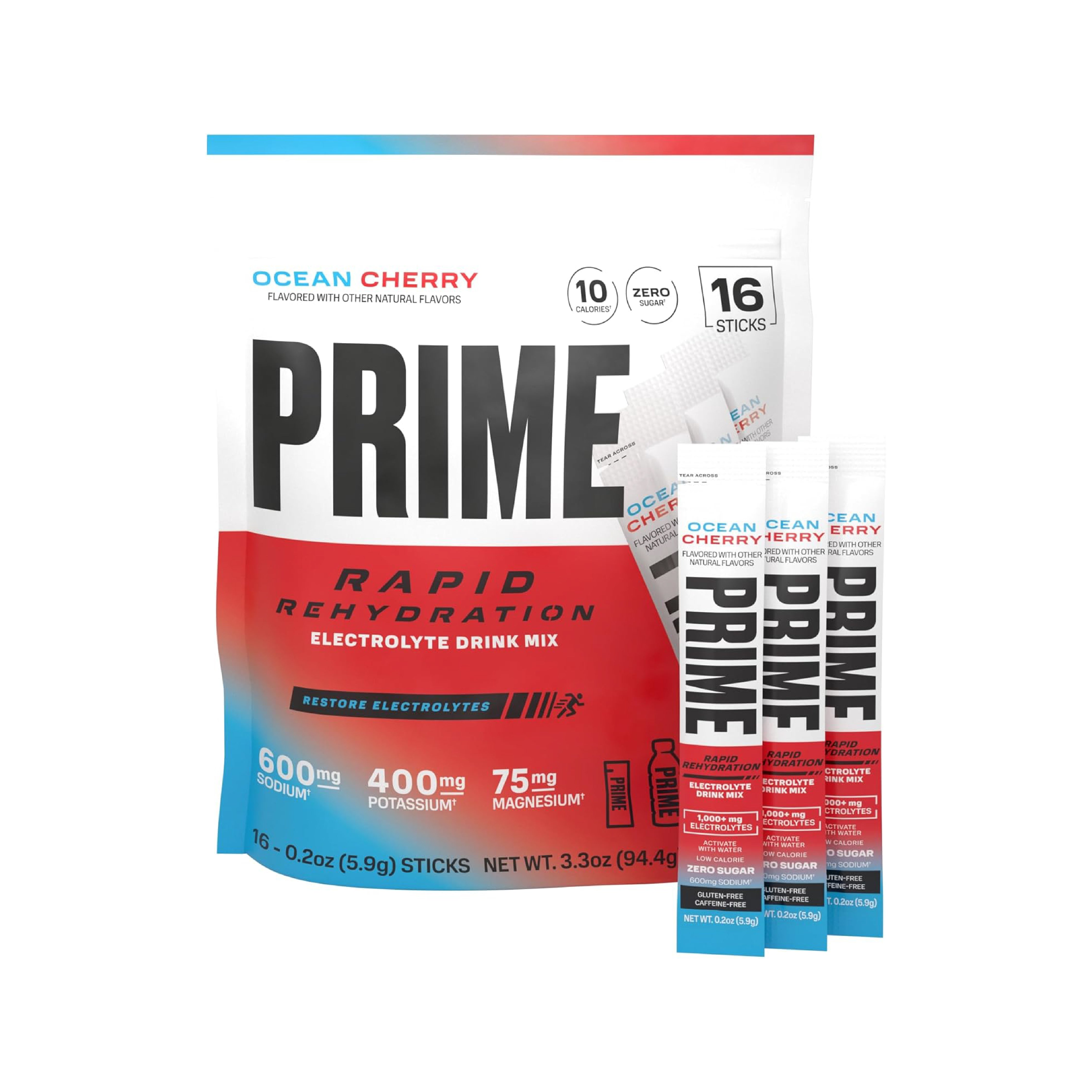 Prime Rapid Rehydration Electrolyte Powder Sticks | 16 Sticks – vigor ...