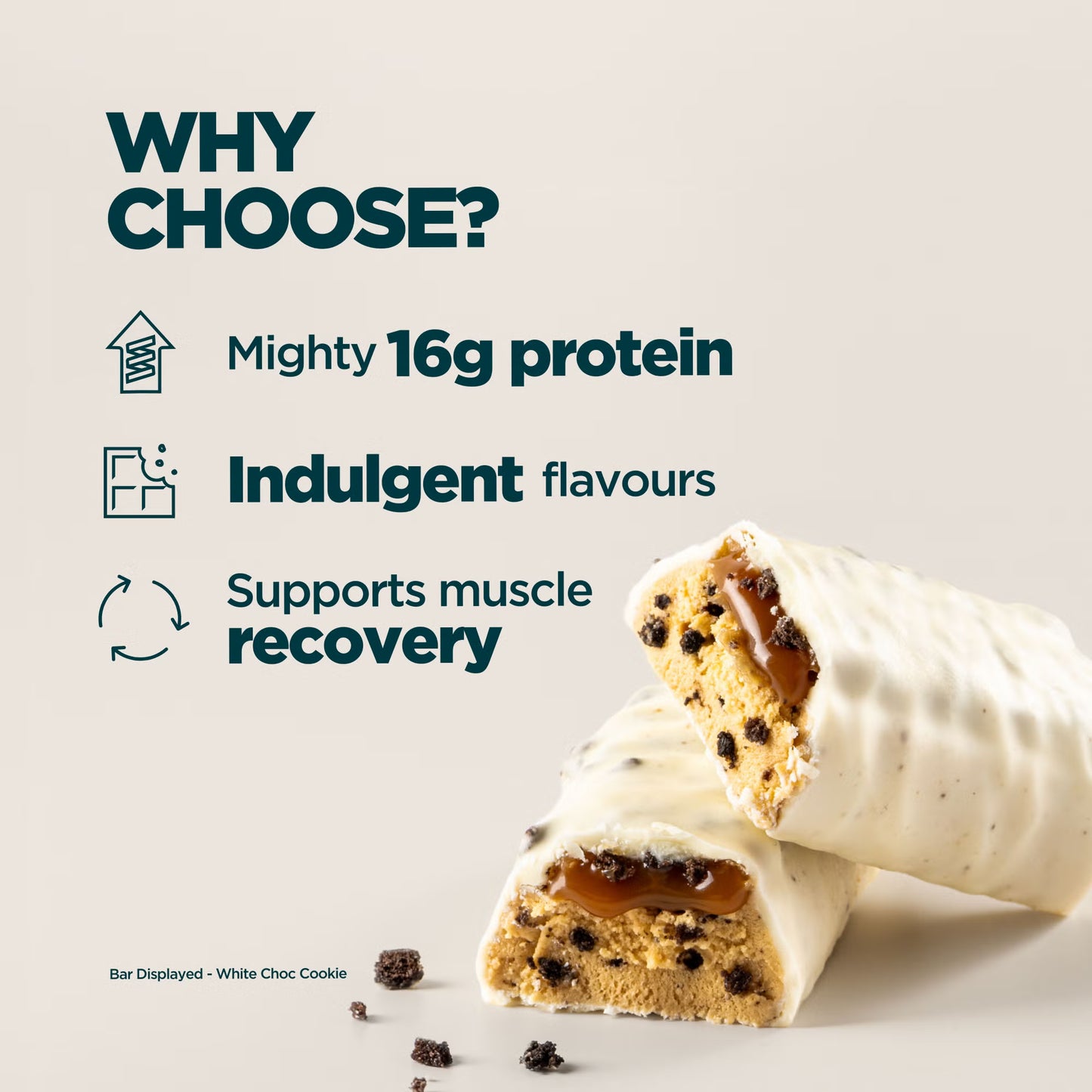 The MyProtein Bar - White Choc Cookie | 65g