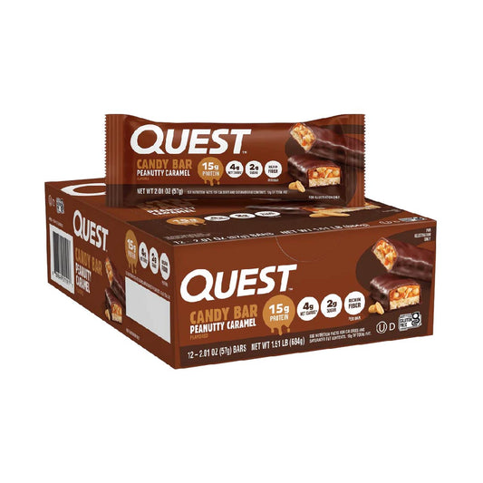 Quest Peanutty Caramel Candy Bar | 57g