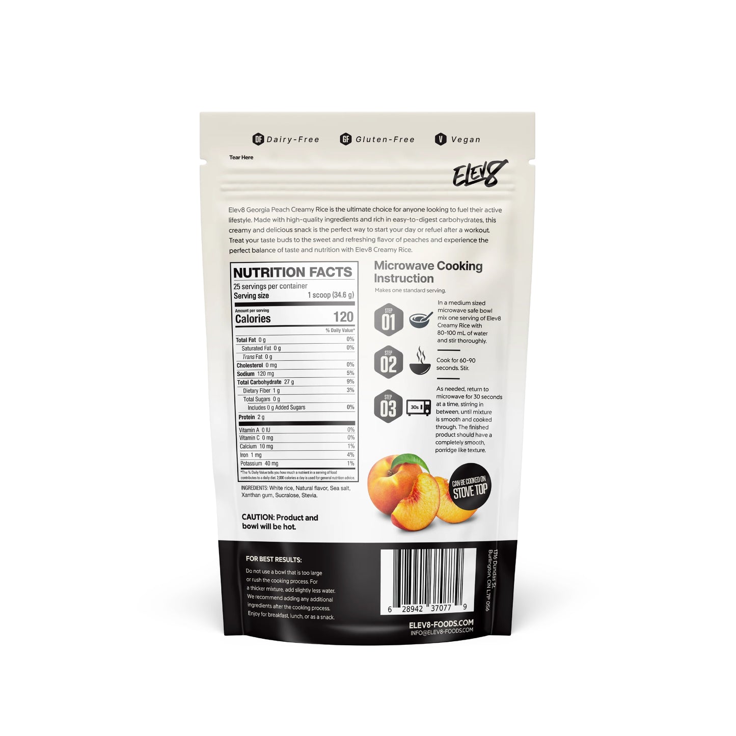Elev8 Creamy Rice - 850g | 25 servings
