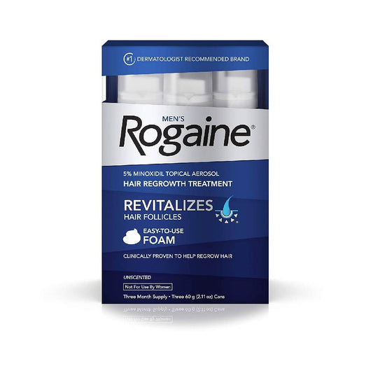 Men's ROGAINE® 5% Minoxidil Unscented Foam