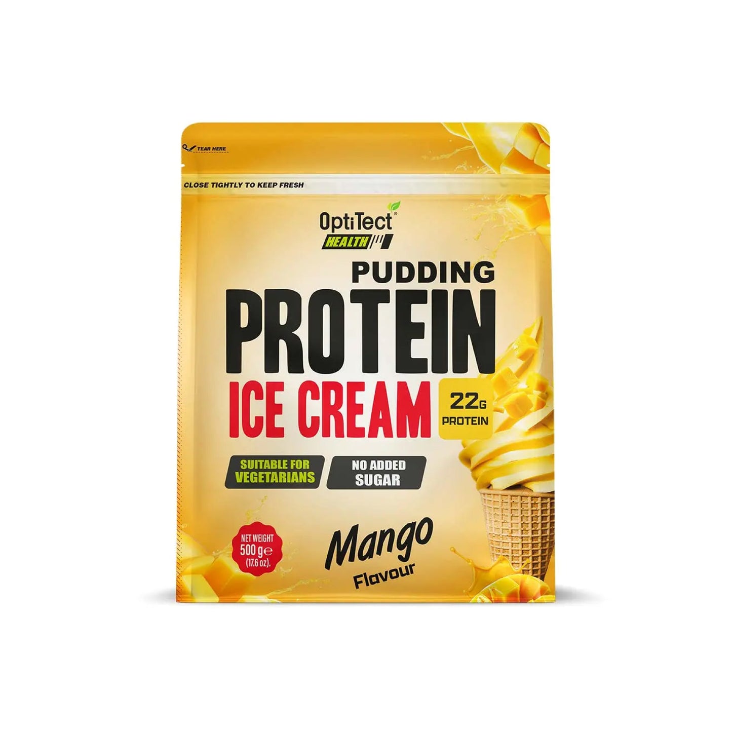 Optitect Health Protein Pudding Ice Cream | 500 Gm