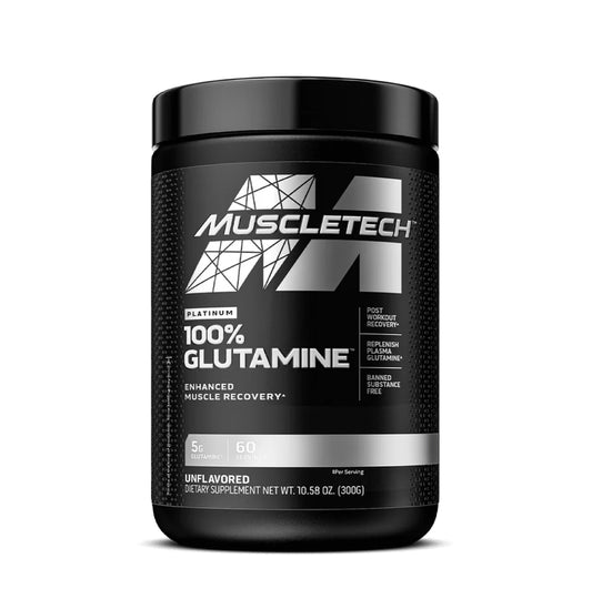 MuscleTech Platinum 100% Glutamine 300g (60 Servings)