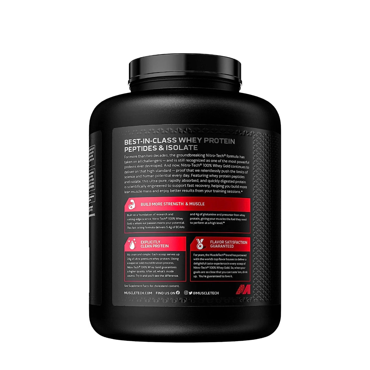 Muscletech Nitrotech 100% Whey Gold 2.3KG (70 Servings)