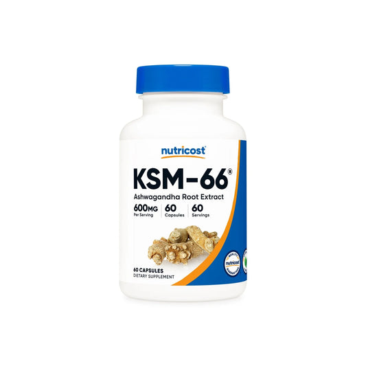 Nutricost KSM-66 Ashwagandha Root Extract 600mg Capsules