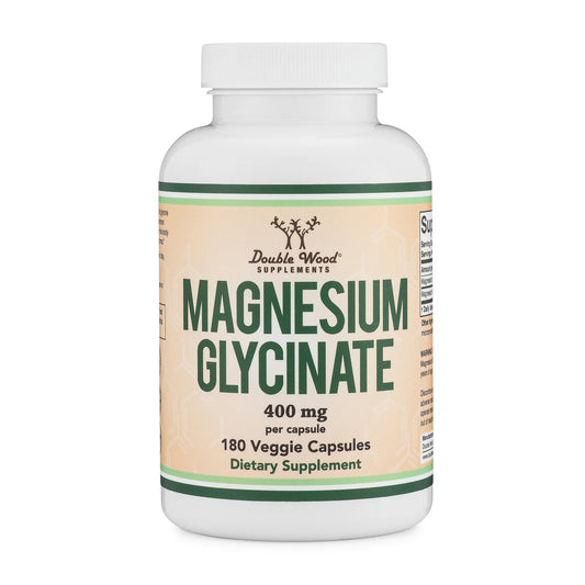 Double Wood Magnesium Glycinate 400mg (180 Capsules)