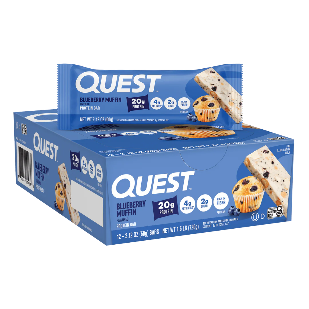 QUEST BLUEBERRY MUFFIN PROTEIN BAR 60g