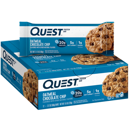QUEST Oatmeal Chocolate Chip Protein Bar (60g)