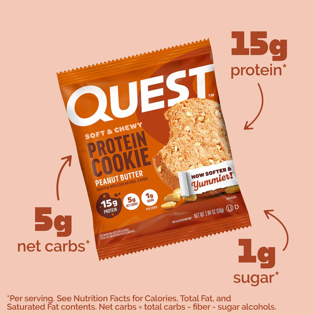 QUEST Peanut Butter Protein Cookie | 58g