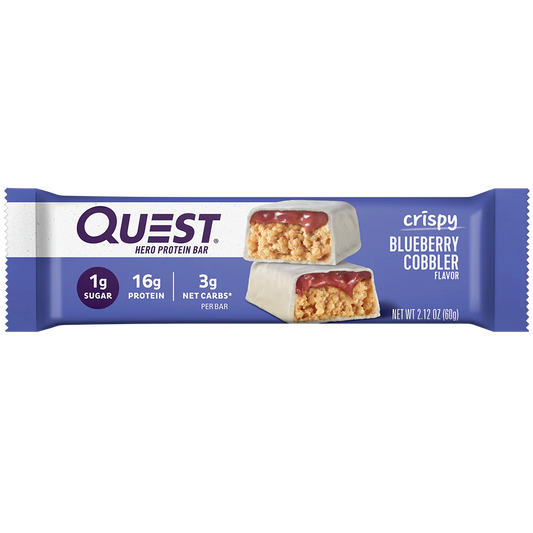QUEST BLUEBERRY COBBLER CRISPY HERO PROTEIN BAR (60g)