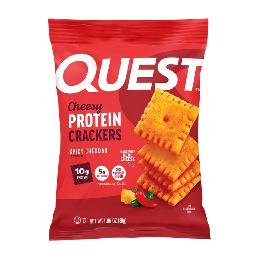 Quest Spicy Cheddar Crackers | 30g