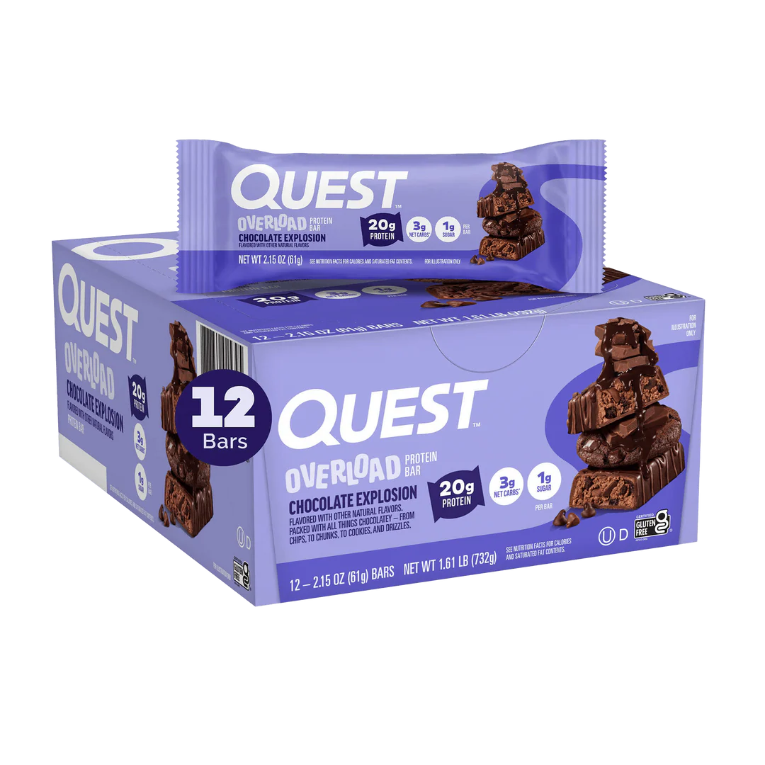 QUEST CHOCOLATE EXPLOSION OVERLOAD BAR |63g