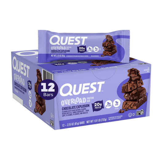 QUEST CHOCOLATE EXPLOSION OVERLOAD BAR |63g