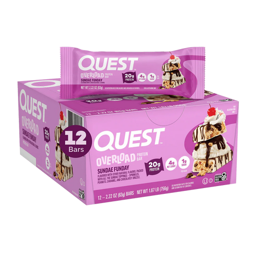 QUEST SUNDAE FUNDAY OVERLOAD BAR |63g