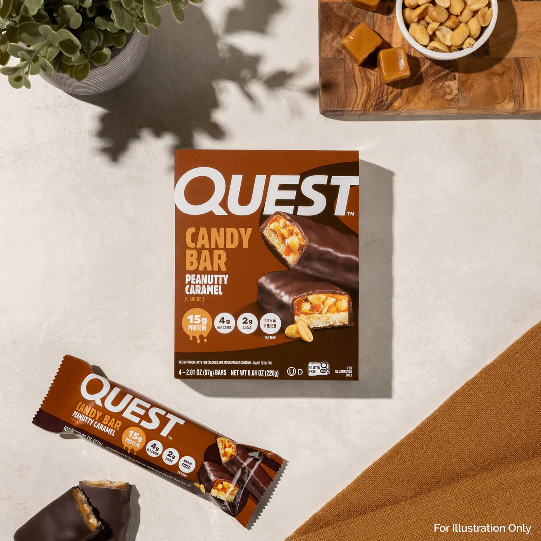Quest Peanutty Caramel Candy Bar | 57g