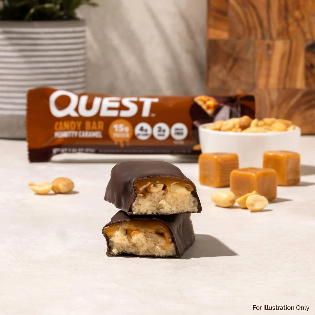 Quest Peanutty Caramel Candy Bar | 57g