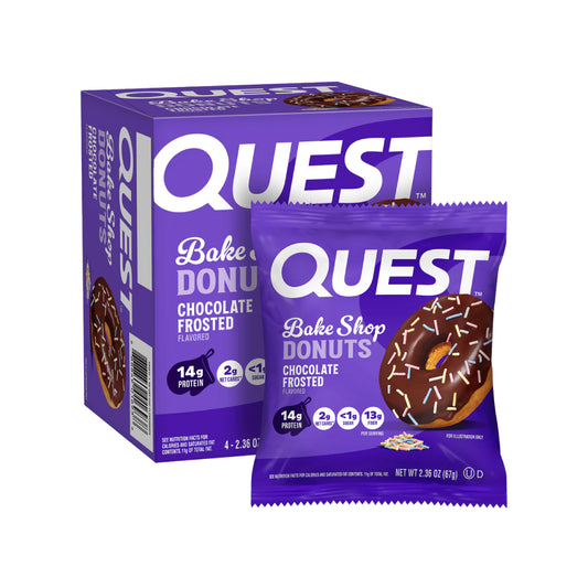 QUEST Bake Shop Chocolate Frosted Donuts | 67g