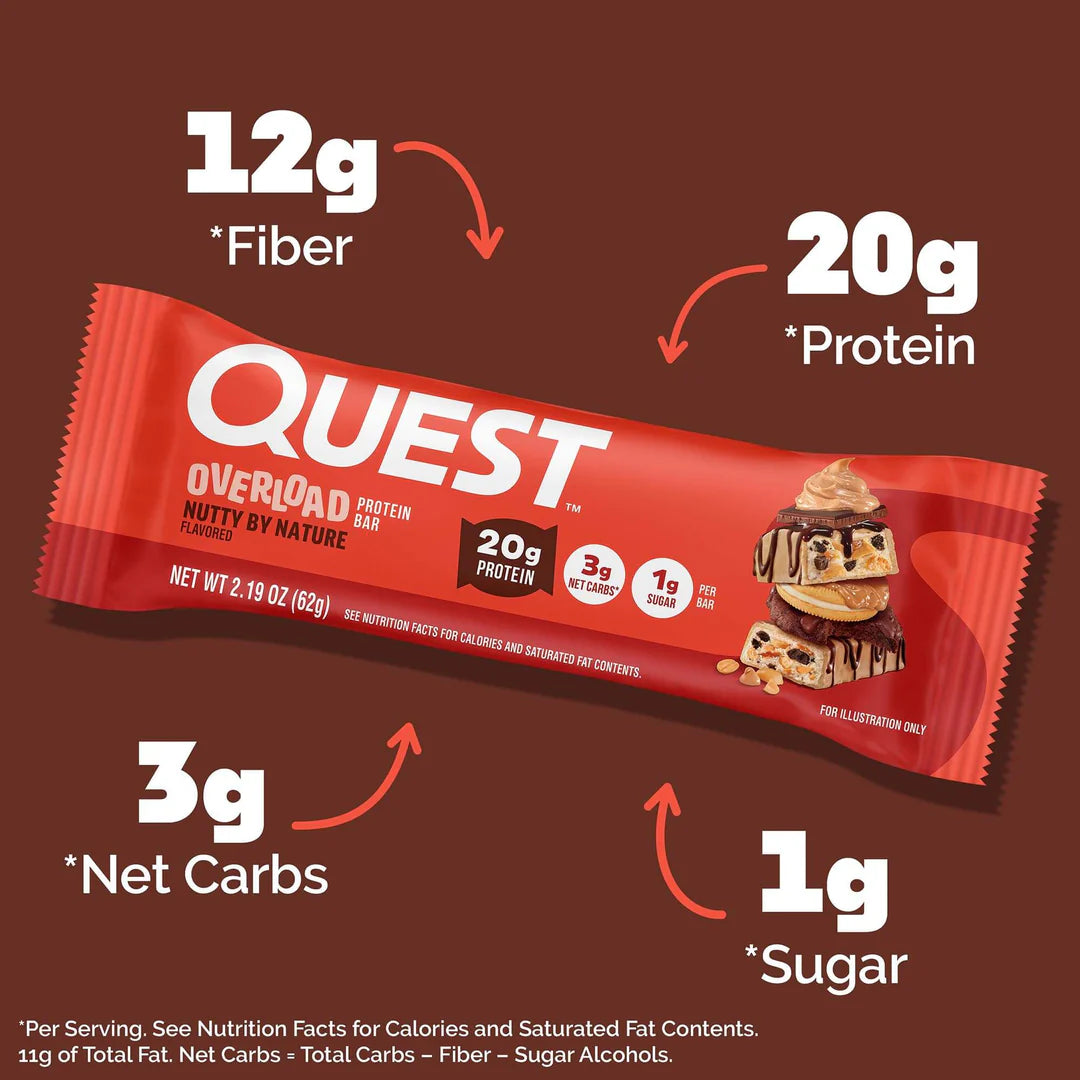 Quest Nutty By Nature Overload Protein Bar | 62g