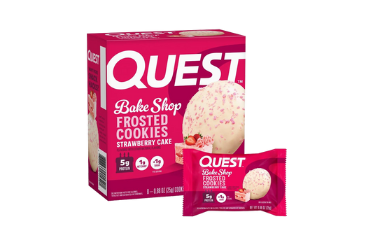 QUEST Frosted Protein Cookies - Strawberry Cake | 25g