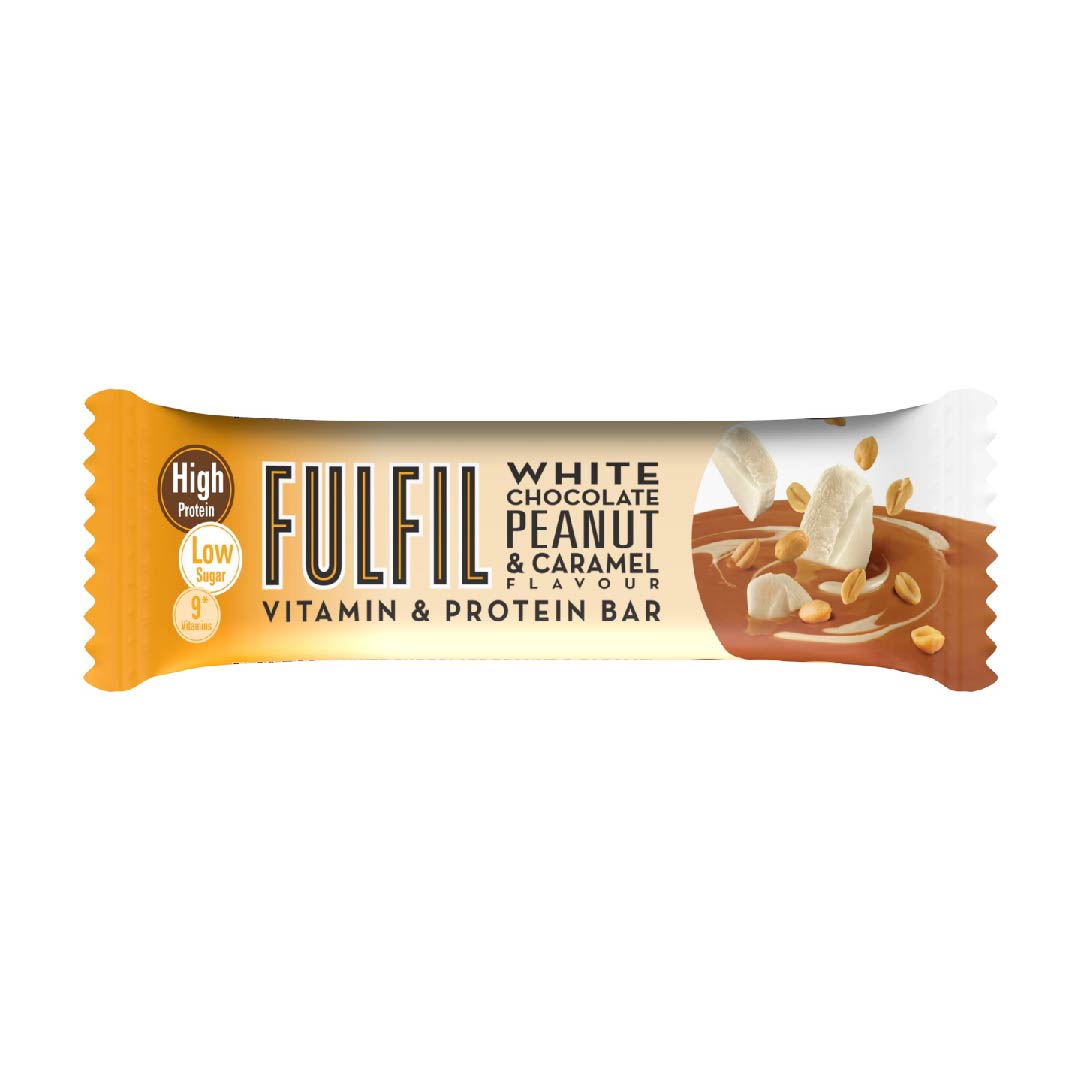 FULFIL White Chocolate Peanut and Caramel Protein Bar | 55g