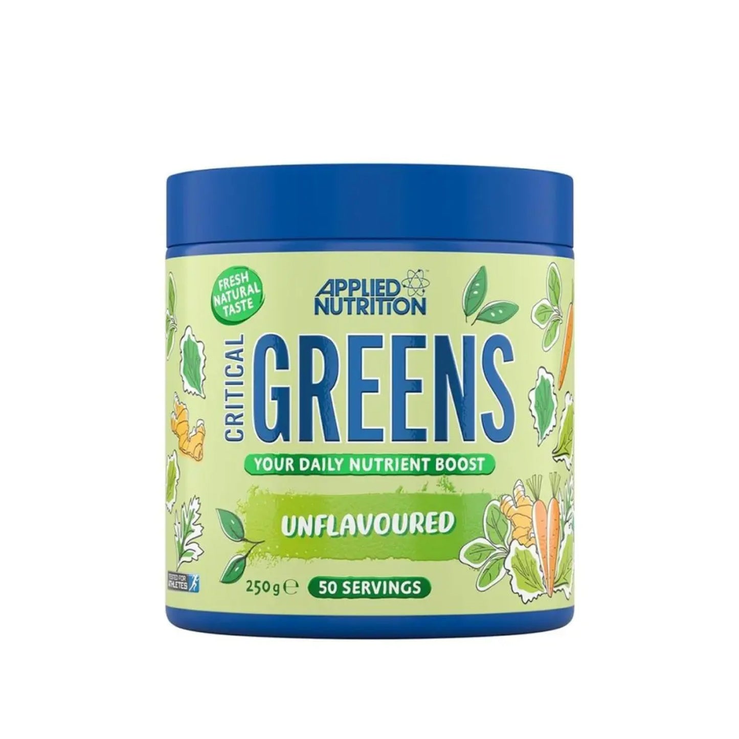 Applied Nutrition Critical Greens Unflavored Powder | 50 Servings