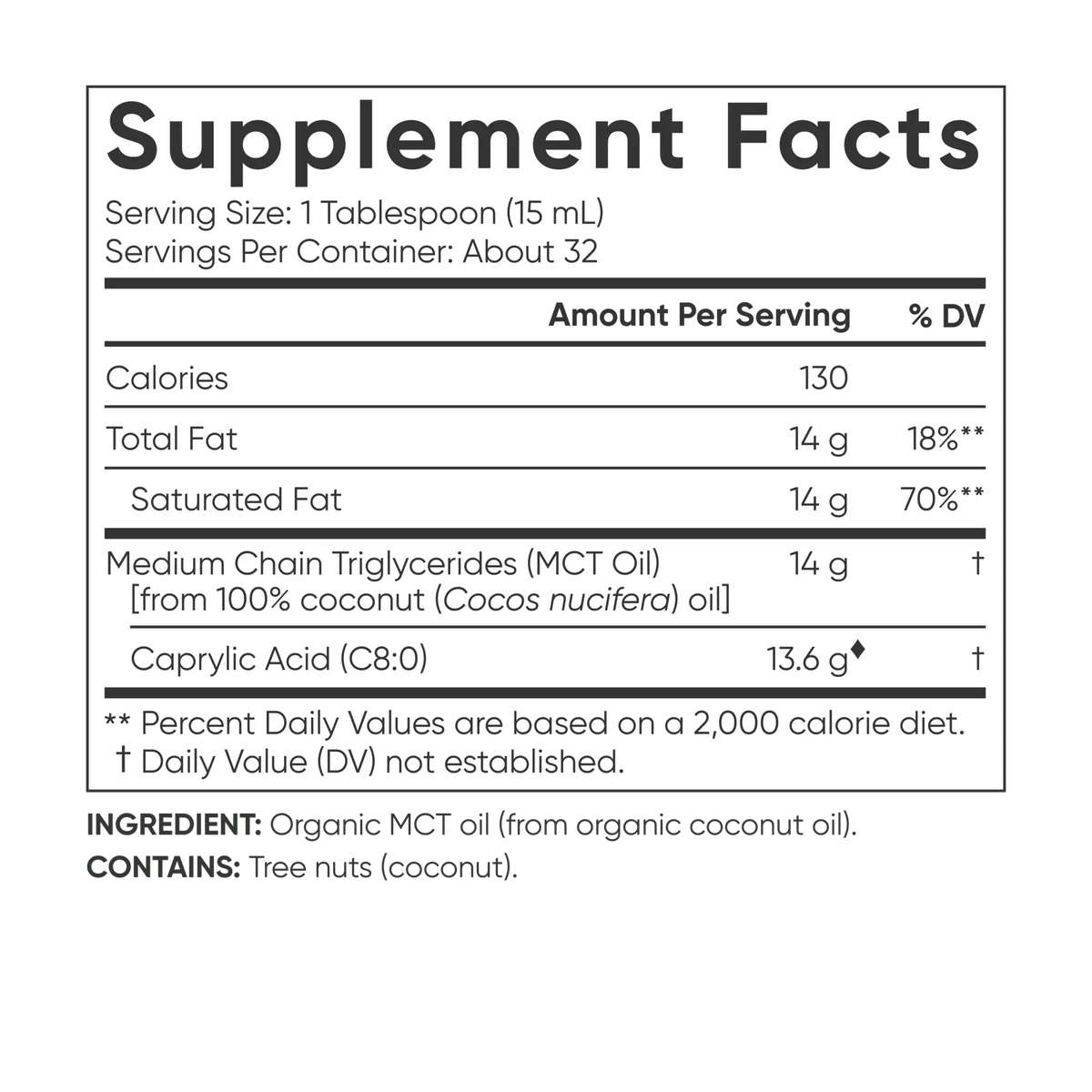 Organic Vigor Example Sports Research Organic C8 MCT Oil-473ml – vigor supplements