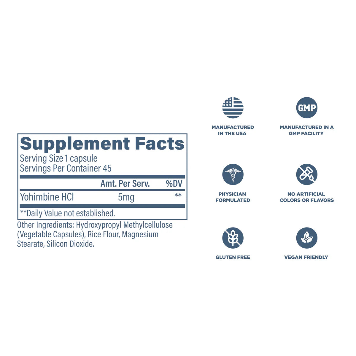 Revive MD Yohimbine HCL | 45 Capsules